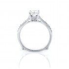 1.24CT Round Cut Diamond Engagement Ring
